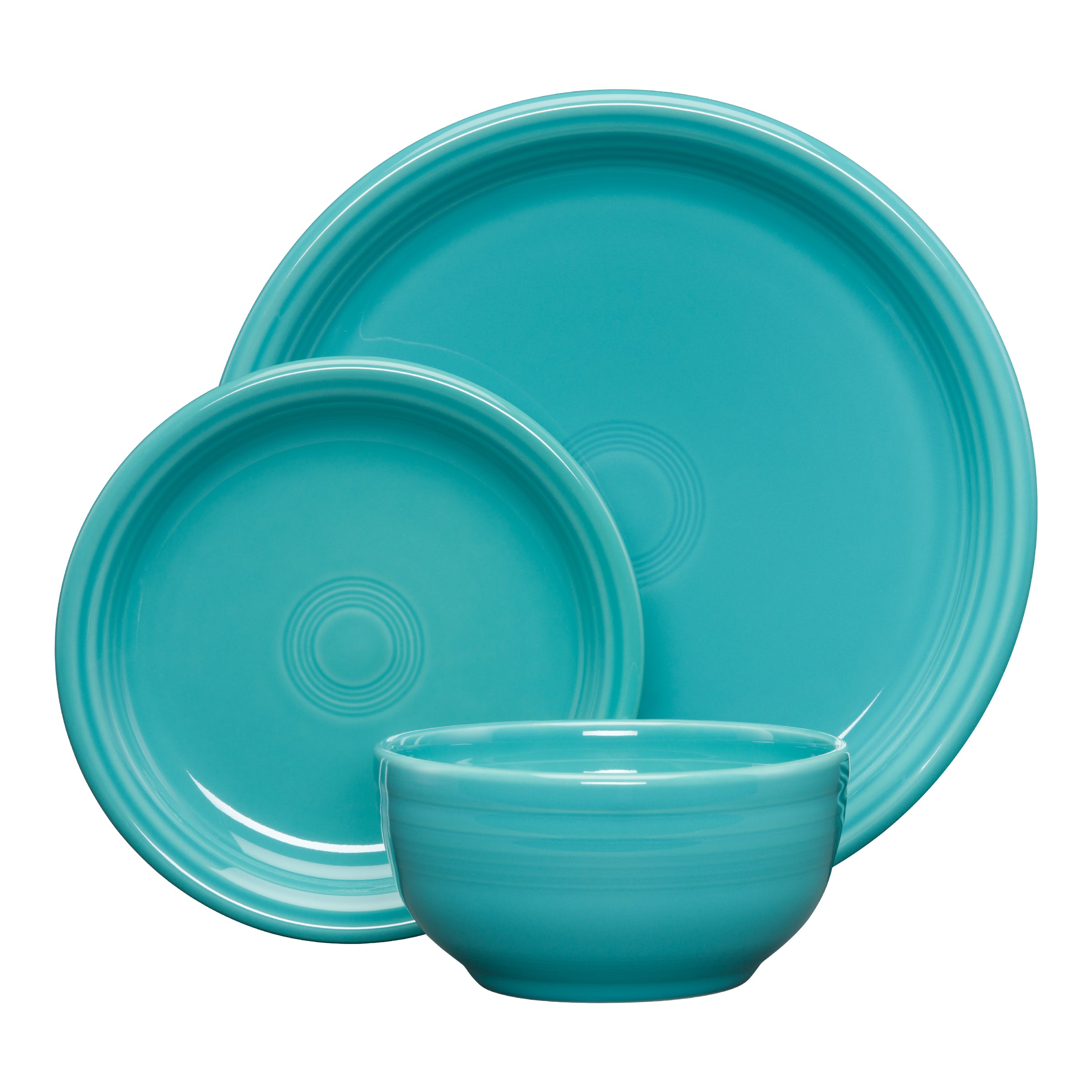 Bistro Coupe 3-Piece Dinnerware Set. Service for 1