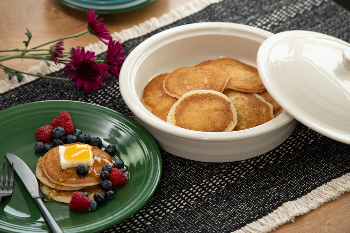 Small 10 Inch Round Covered Casserole 1.4 Quart - Image 3
