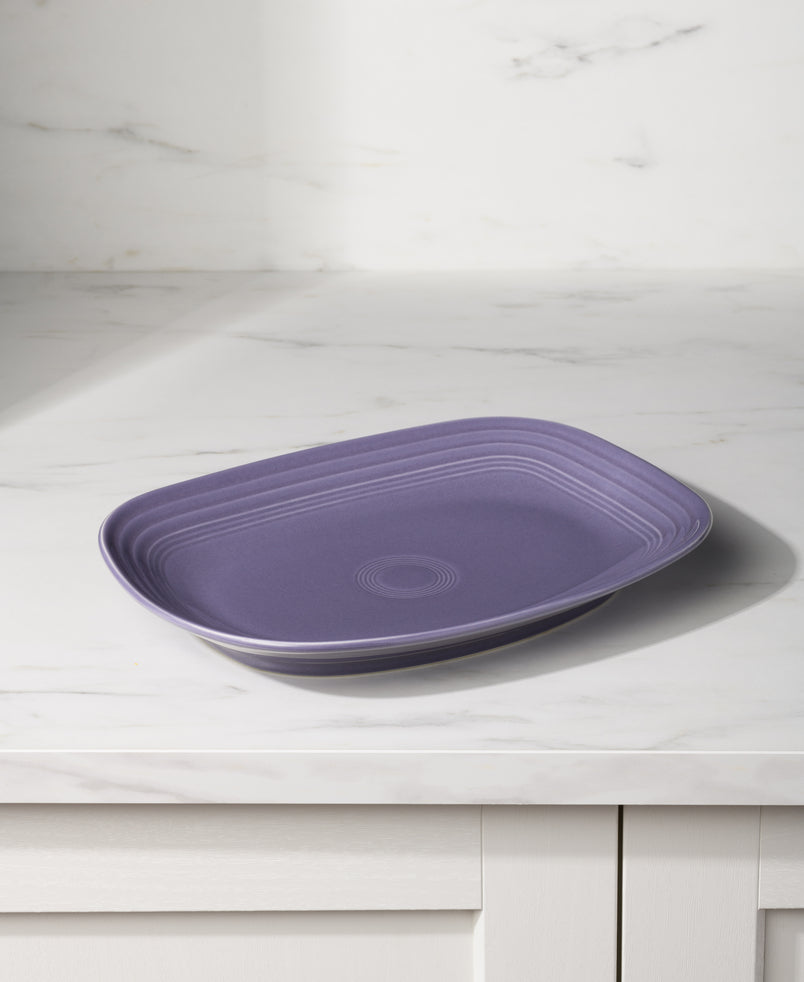 Lavender 12 Inch Large Rectangular Platter - Image 2