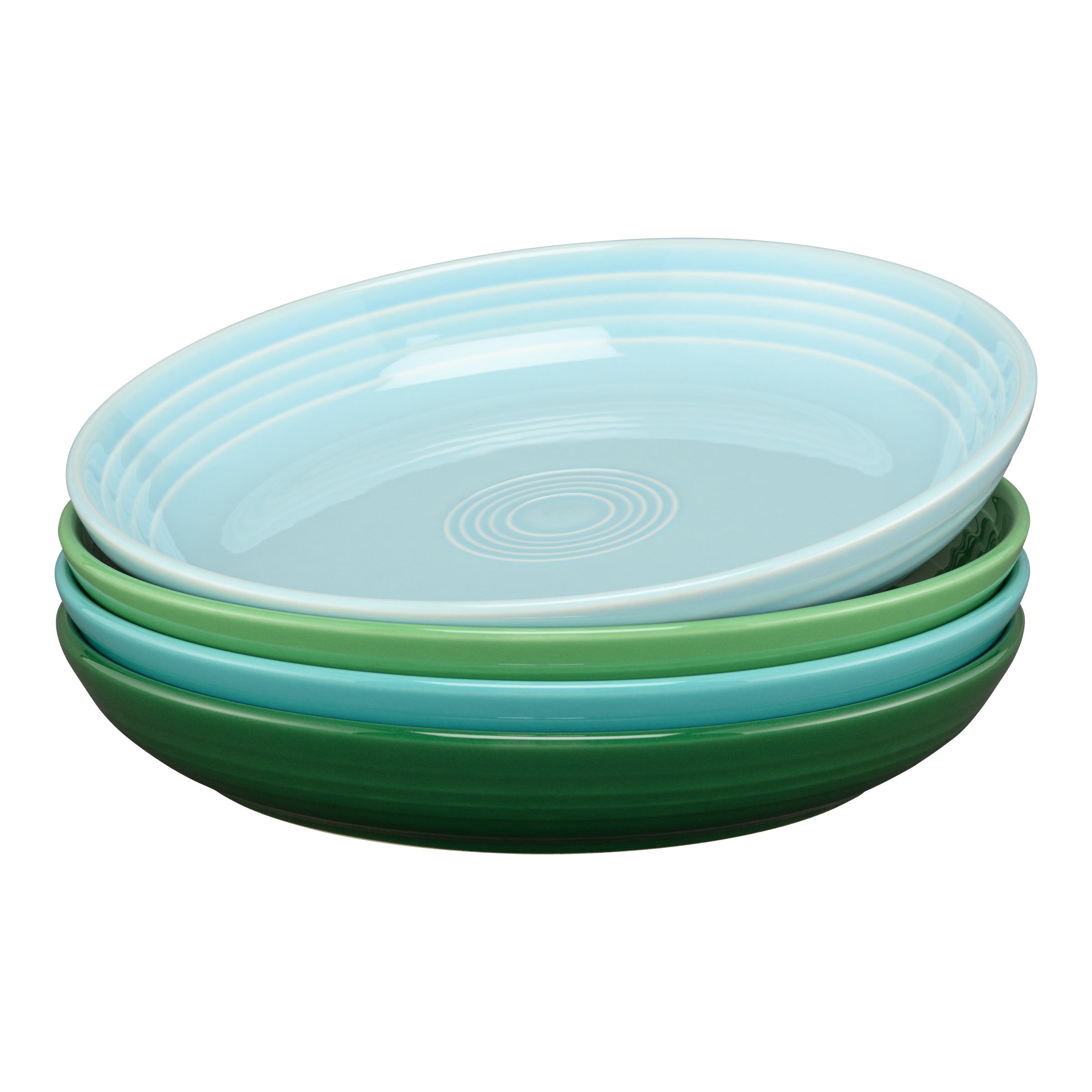 Mixed Aegean Coupe 8 1/2 Inch Luncheon Bowl 26 OZ. Set of 4