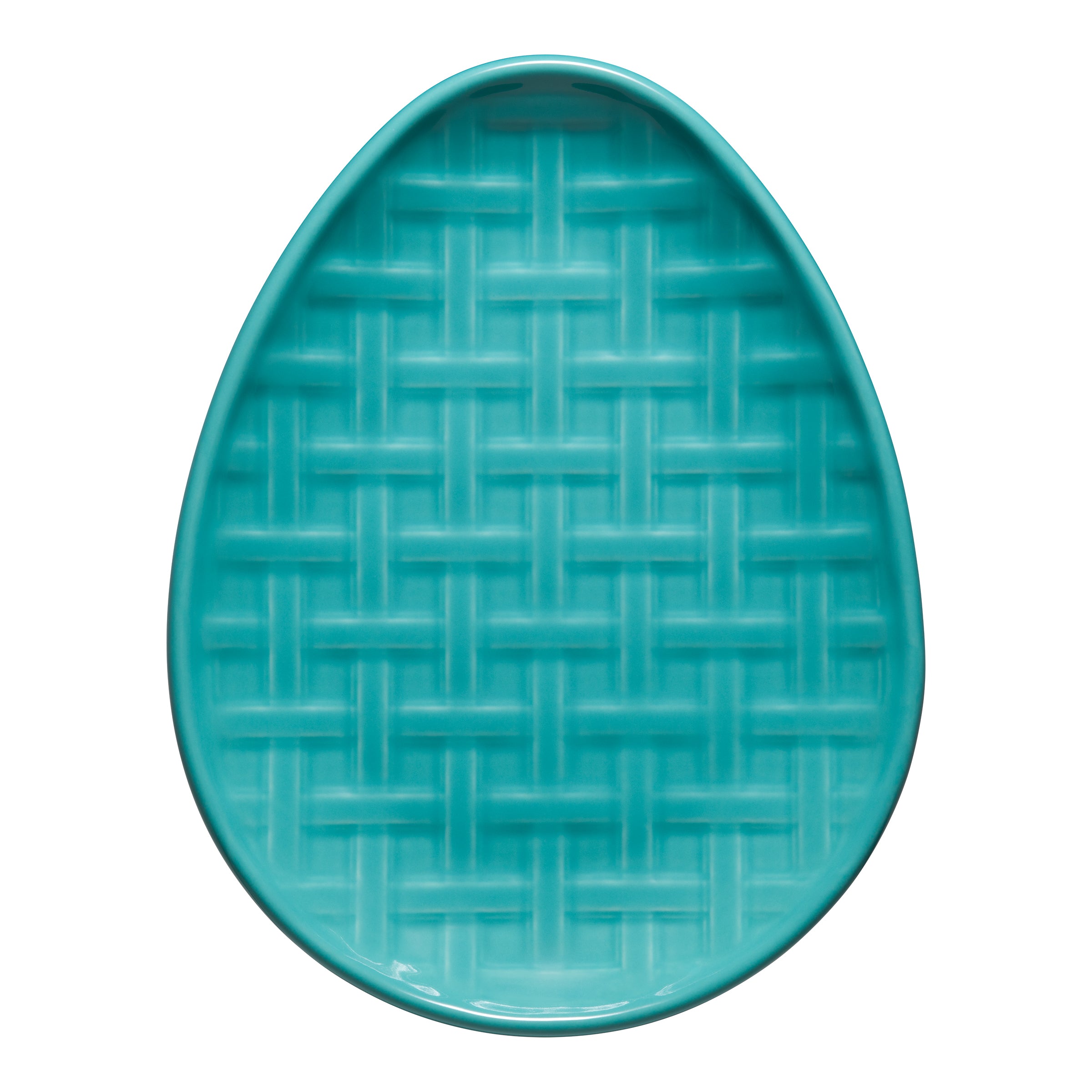 Retired Embossed Egg Shaped Plate 10 Inch - Image 5