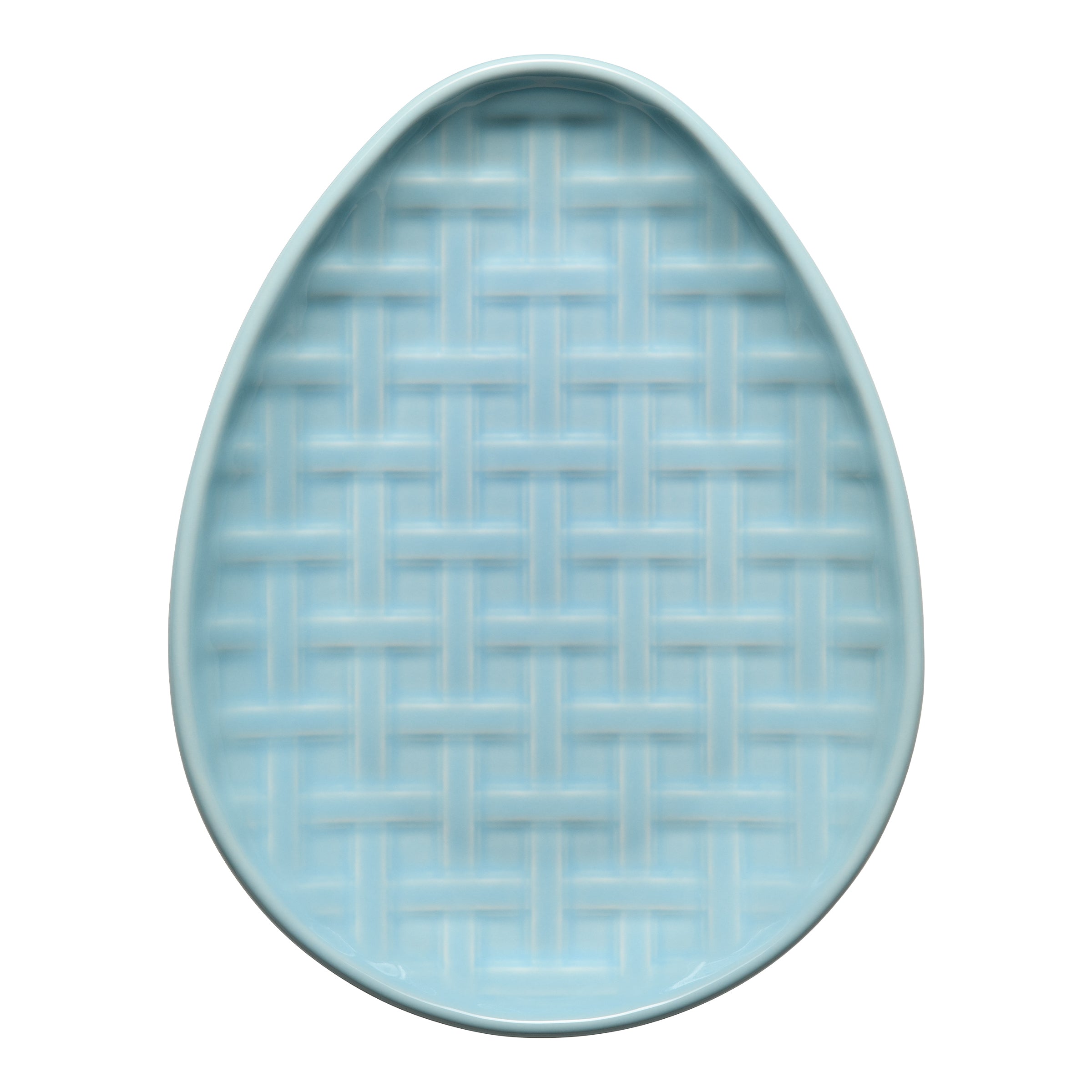 Retired Embossed Egg Shaped Plate 10 Inch - Image 3