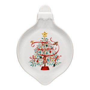 Holly Berry Christmas Tree 8 3/4 Inch Ornament Shaped Plate