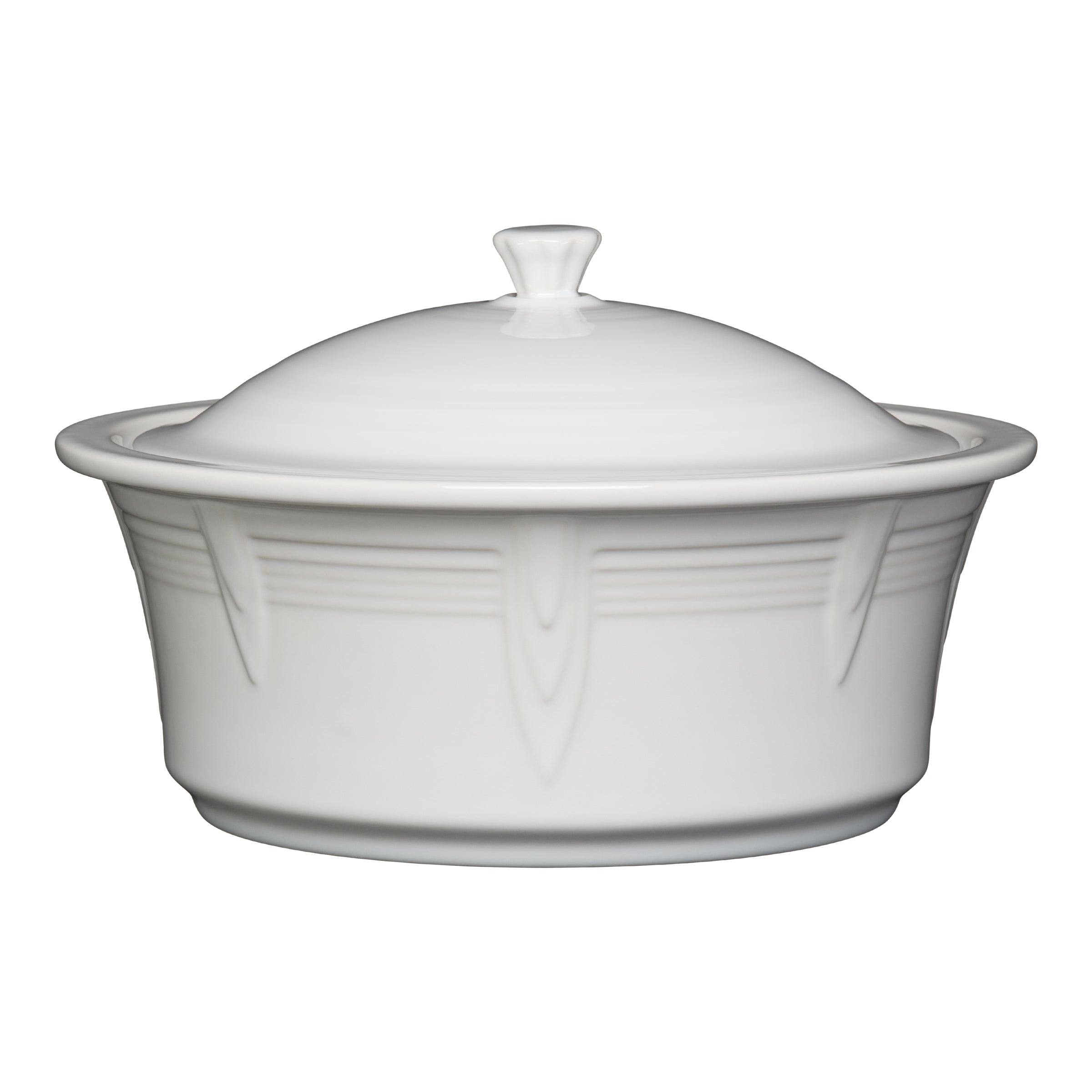 Large 10 Inch Round Covered Casserole 2.8 Quart - Image 4