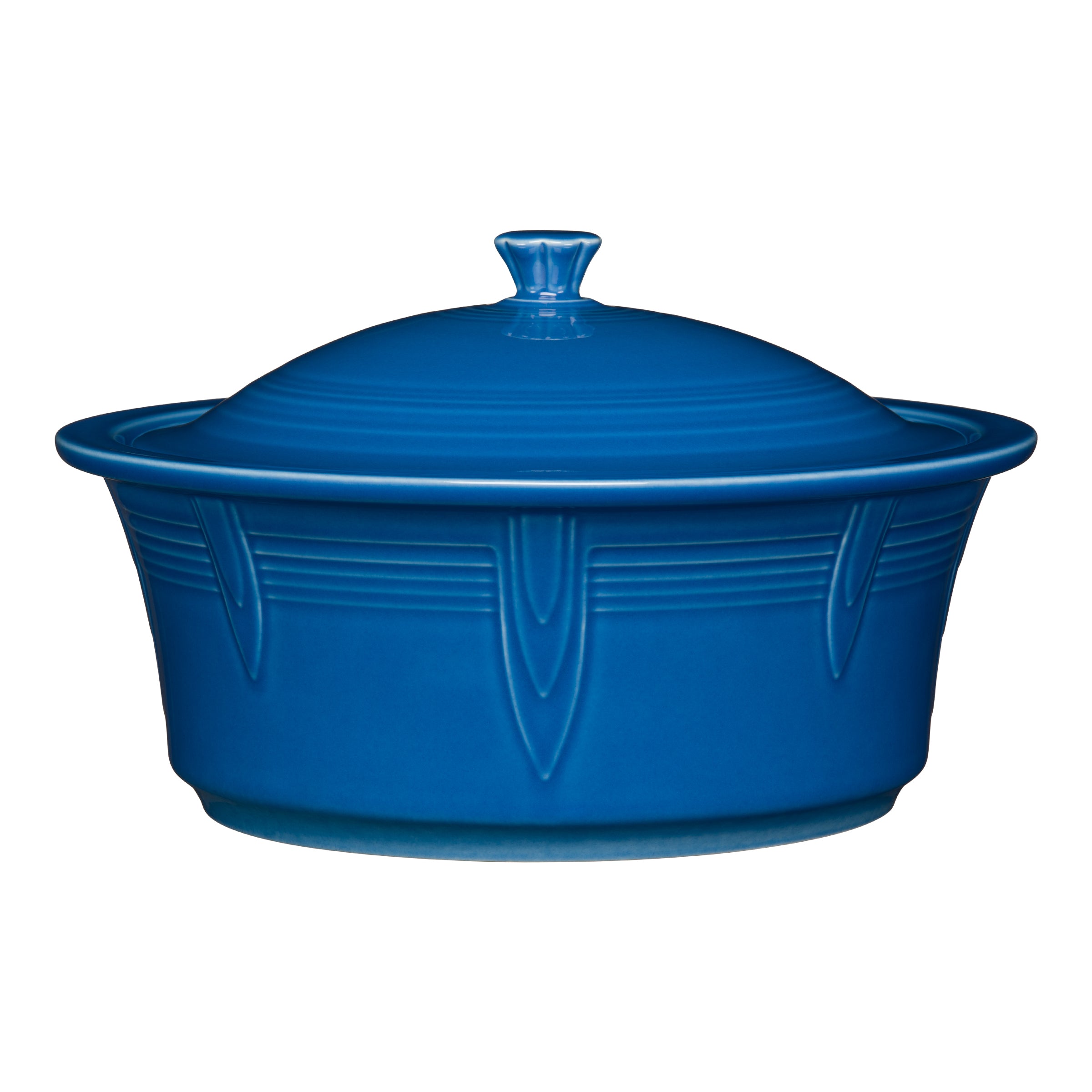 Large 10 Inch Round Covered Casserole 2.8 Quart - Image 7