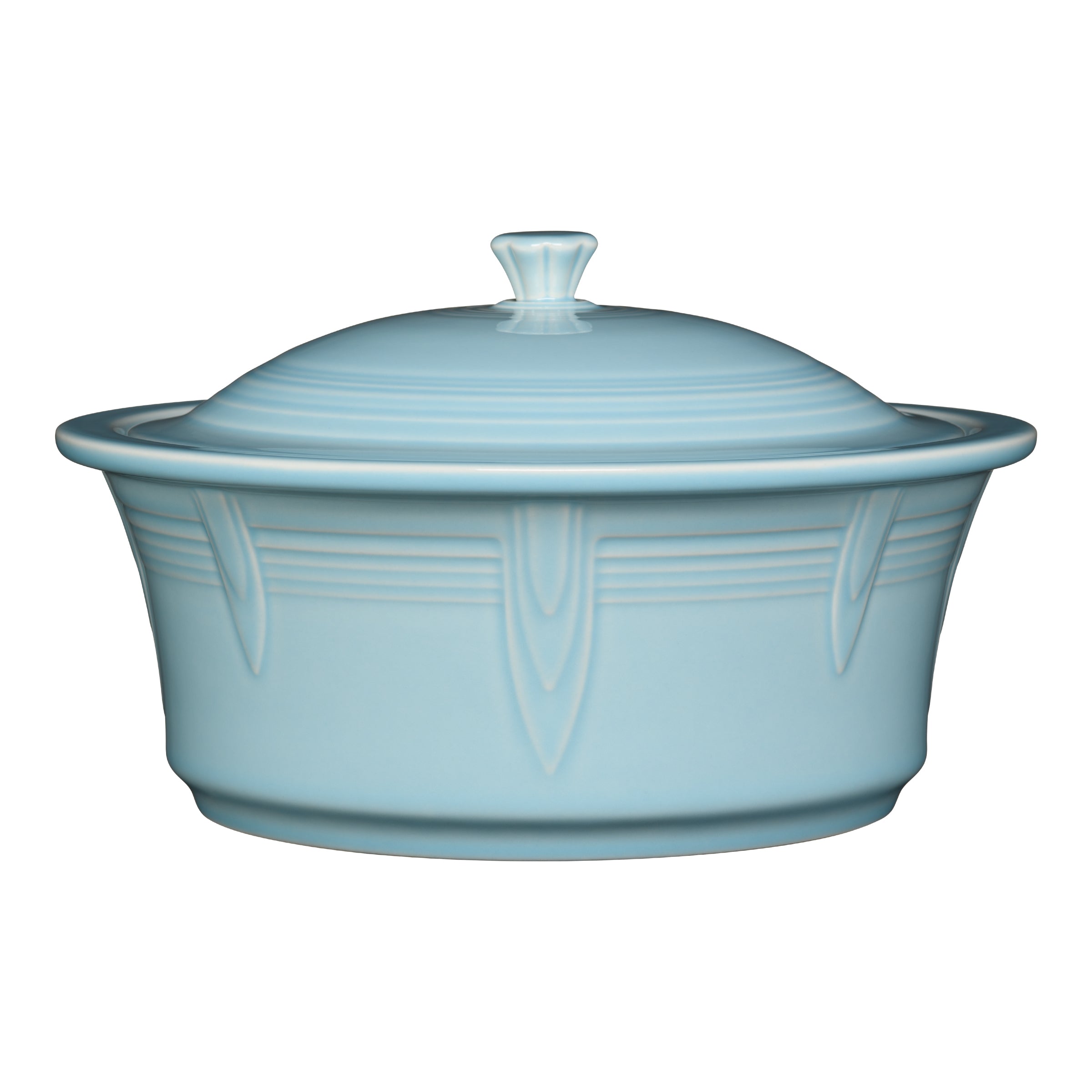 Large 10 Inch Round Covered Casserole 2.8 Quart - Image 5