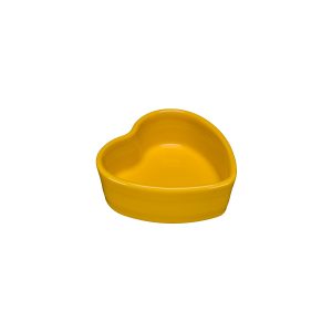 Retired Fiesta 7 OZ Heart Shaped Ramekin 4 1/2 Inch