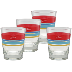 Vibrant 15 oz. Edgeline Tapered Double Old Fashion – Set of 4