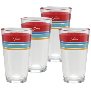 Vibrant 16 oz. Edgeline Cooler Glass - Set of 4