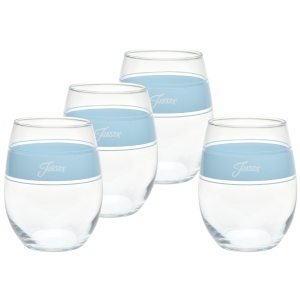 15 oz. Fiesta® Frame Stemless Wine Sky – Set of 4