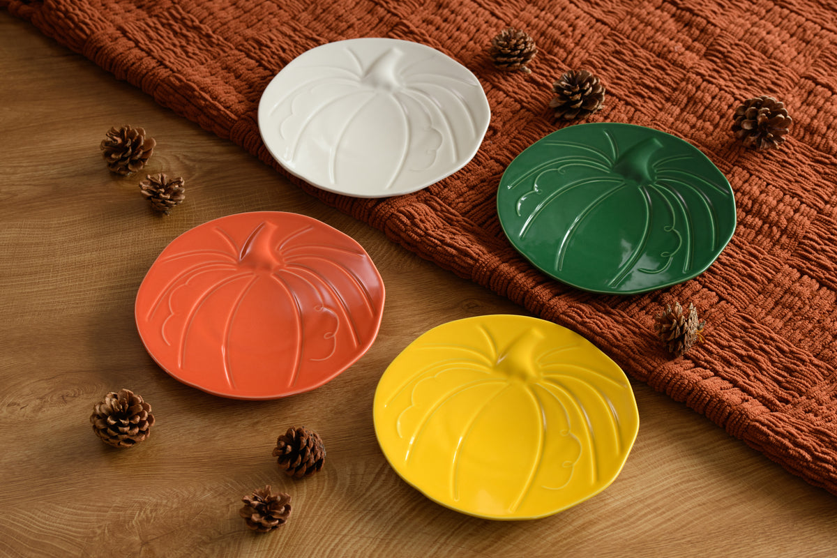 Pumpkin Shaped Plate 8 1/2 Inch - Image 5