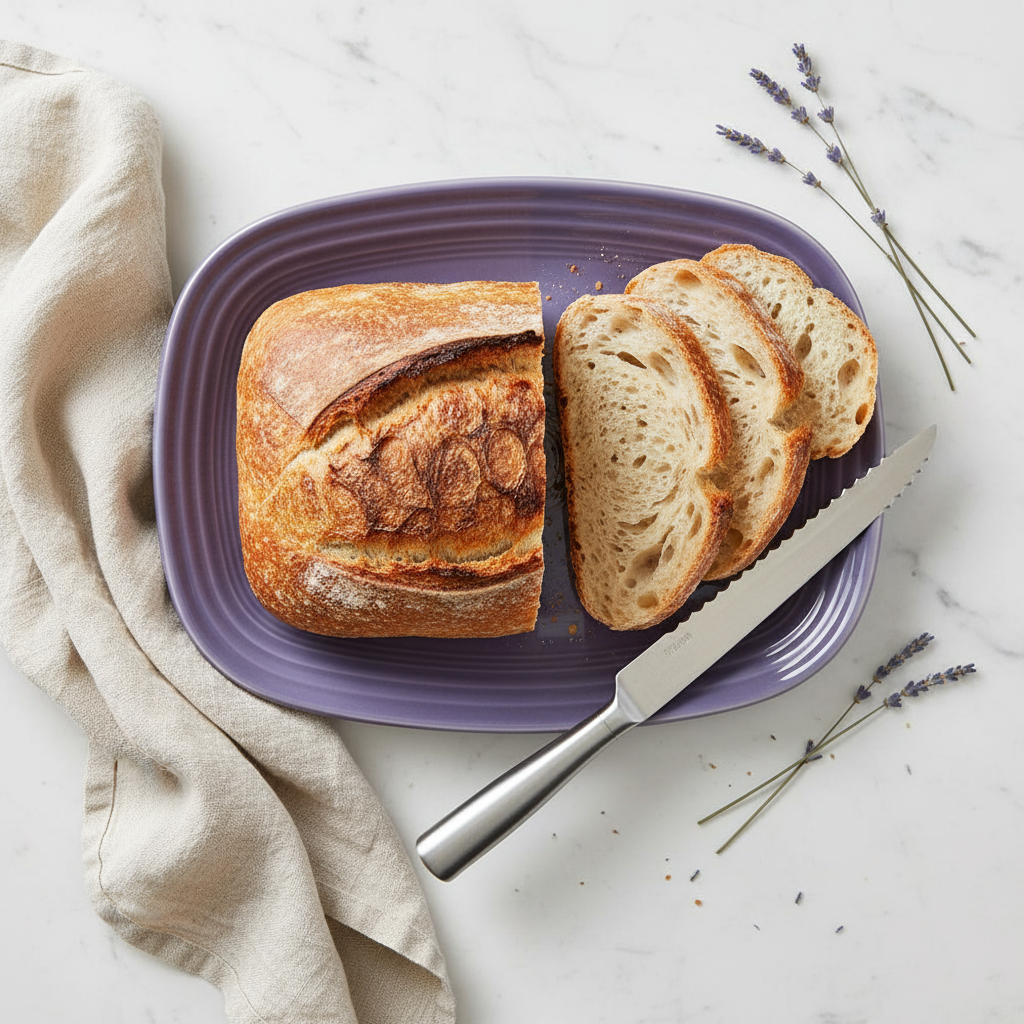 Lavender 12 Inch Large Rectangular Platter - Image 3