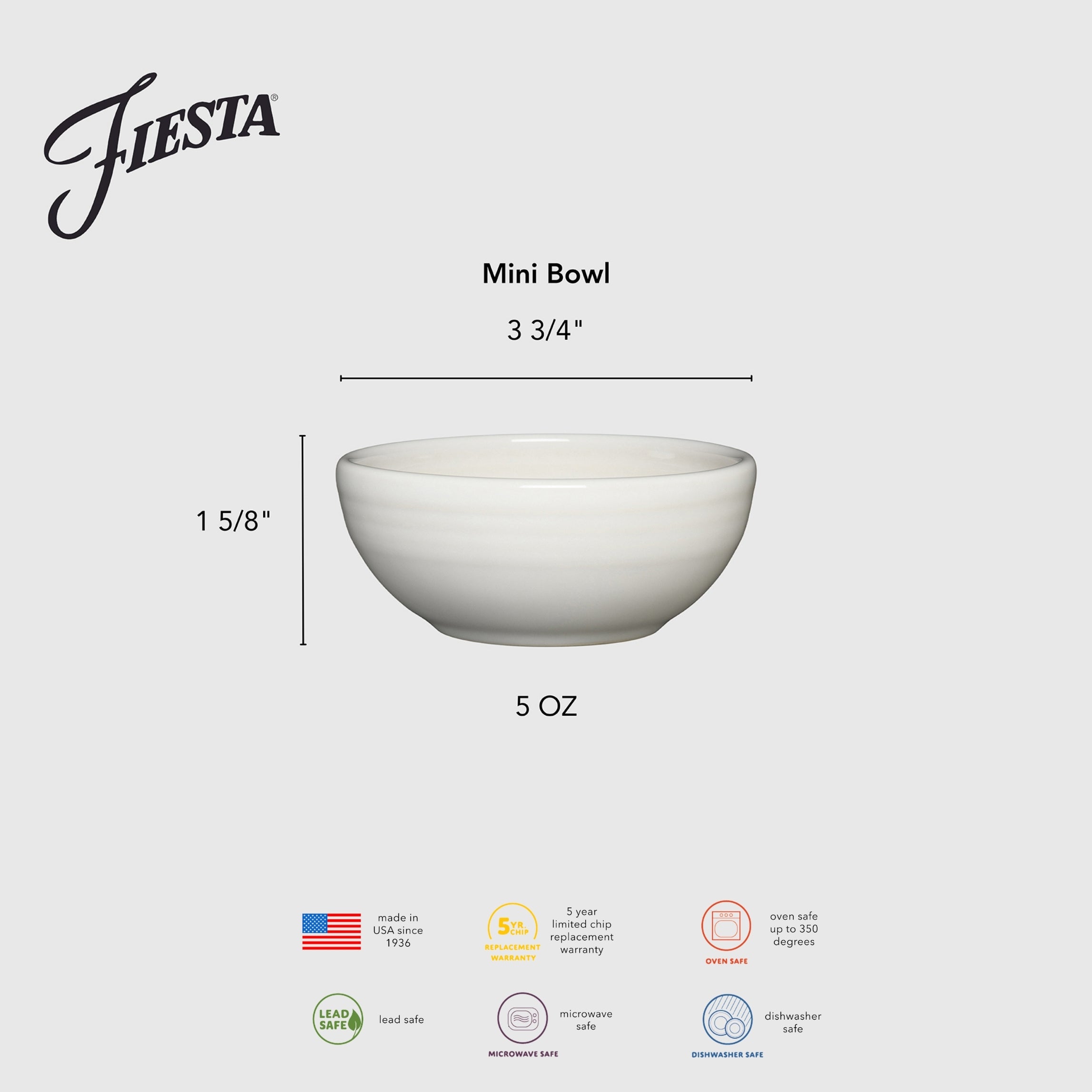 Lavender 3 3/4 Inch Mini Bowl 5 OZ - Image 3
