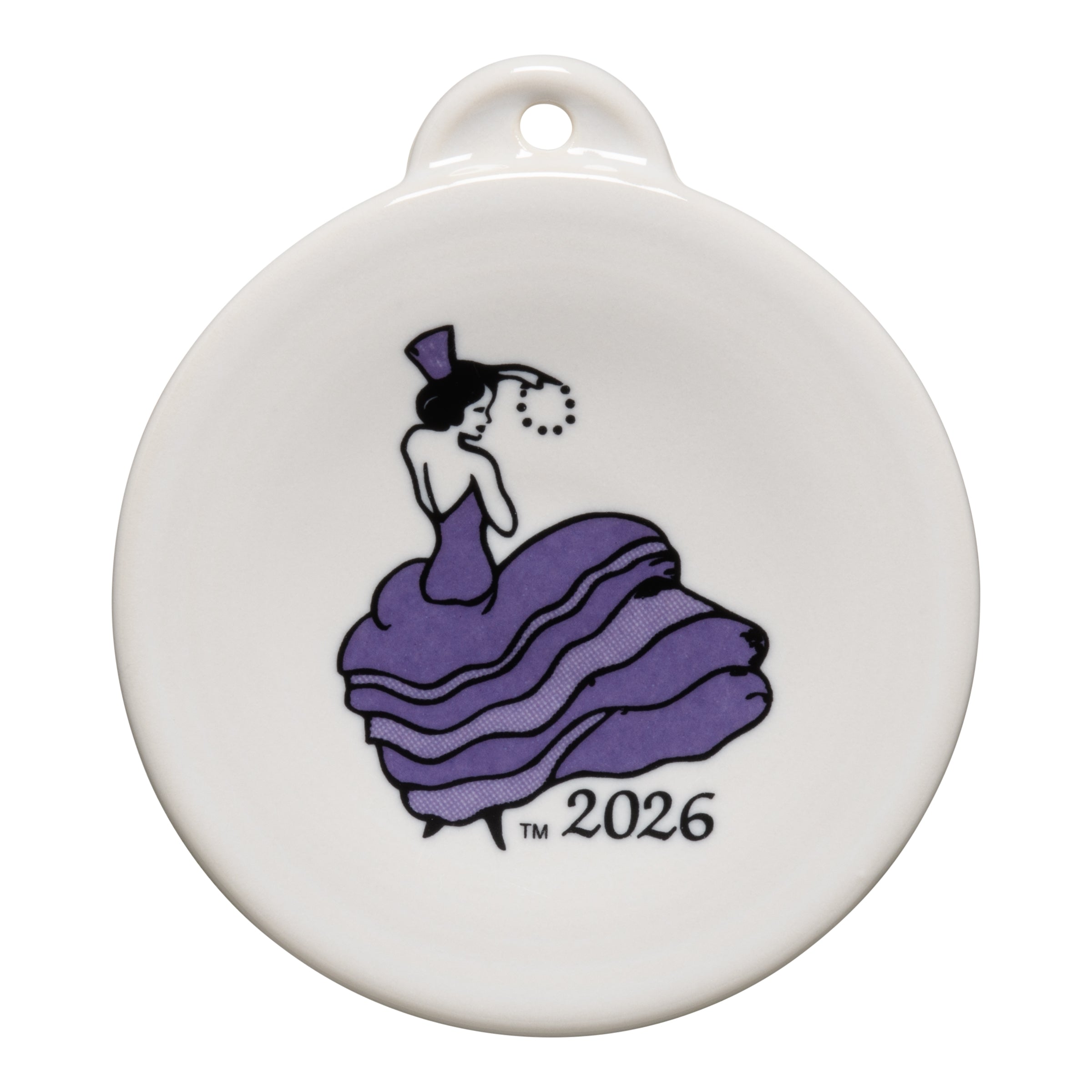 Lavender 2026 Dancing Lady Ornament
